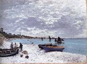 Claude Monet, The Beach at Sainte-Adresse